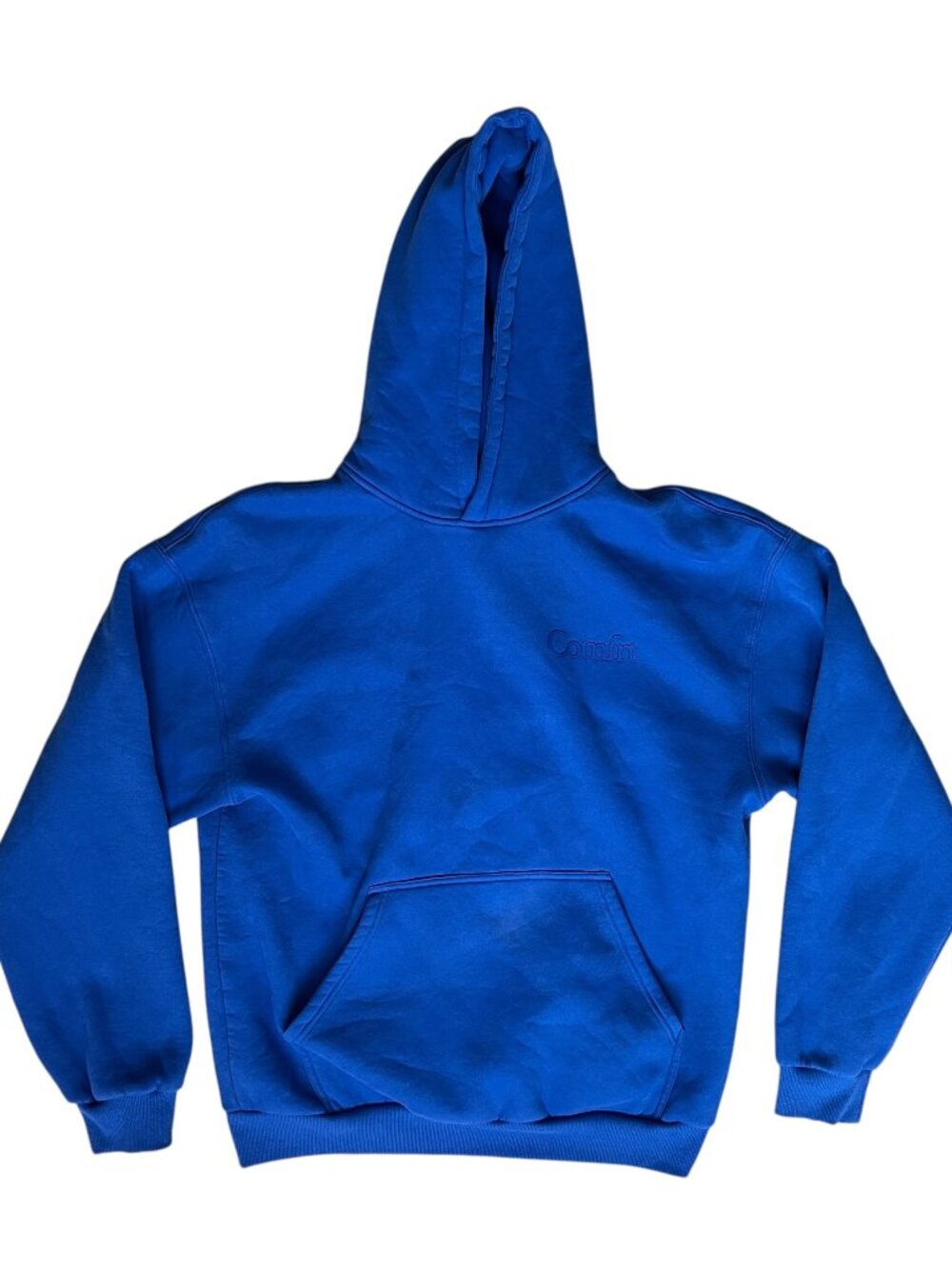 Comfrt Pullover Hoodie Blue L